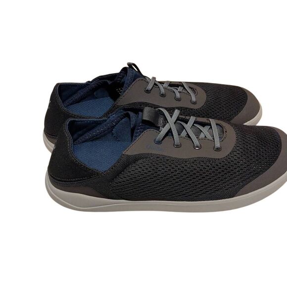 Olukau Moku Pae Men's Size 9 Gray Casual Shoe Comfort Outdoors Boat Slip On NWOT - Picture 1 of 11